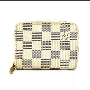 Louis Vuitton Damier Azure Zippy Wallet